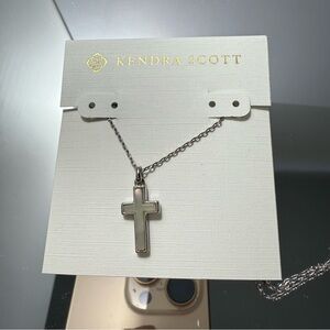 Kendra Scott Silver Cross Necklace